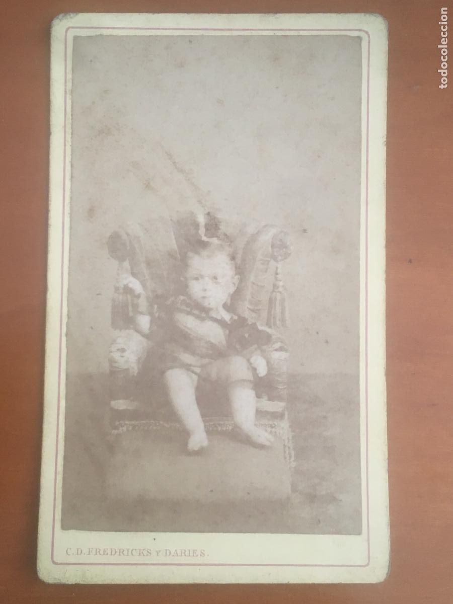 Fotograf&iacute;a antigua: fotografia antigua carta de visita CDV fotografo CD fredricks y daries la habana cuba