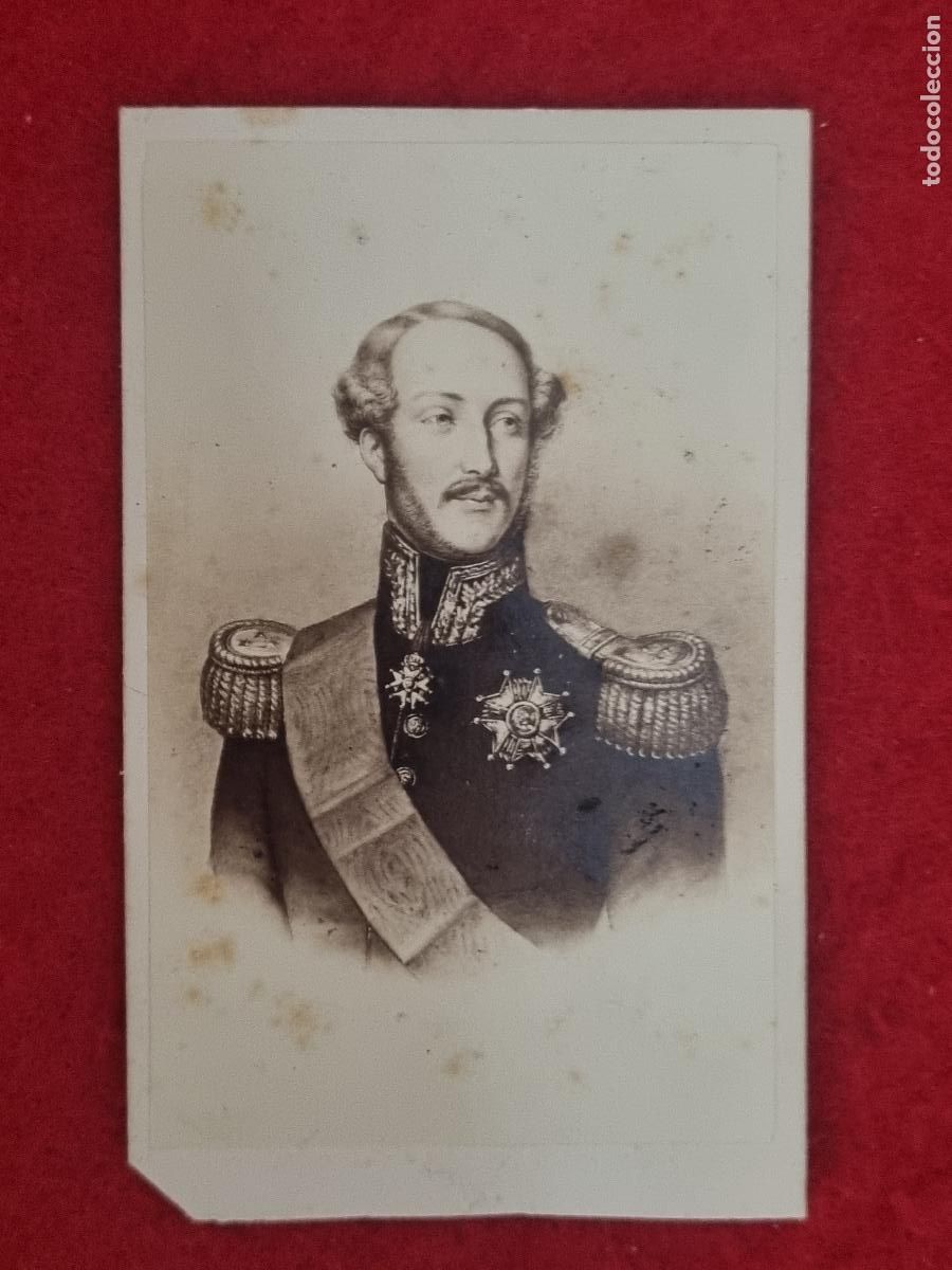 Fotografia antiga: FOTOGRAFIA TARJETA CARTA DE VISITA FOTO NEURDEIN PRINCIPE DUKE FERDINAND ORLEANS ORIGINAL TV2814
