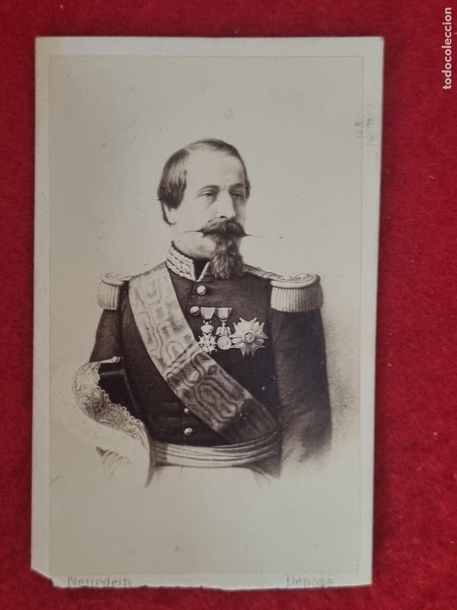 Fotografia antiga: FOTOGRAFIA TARJETA CARTA DE VISITA FOTO NEURDEIN EMPERADOR NAPOLEON IIIORIGINAL TV2822