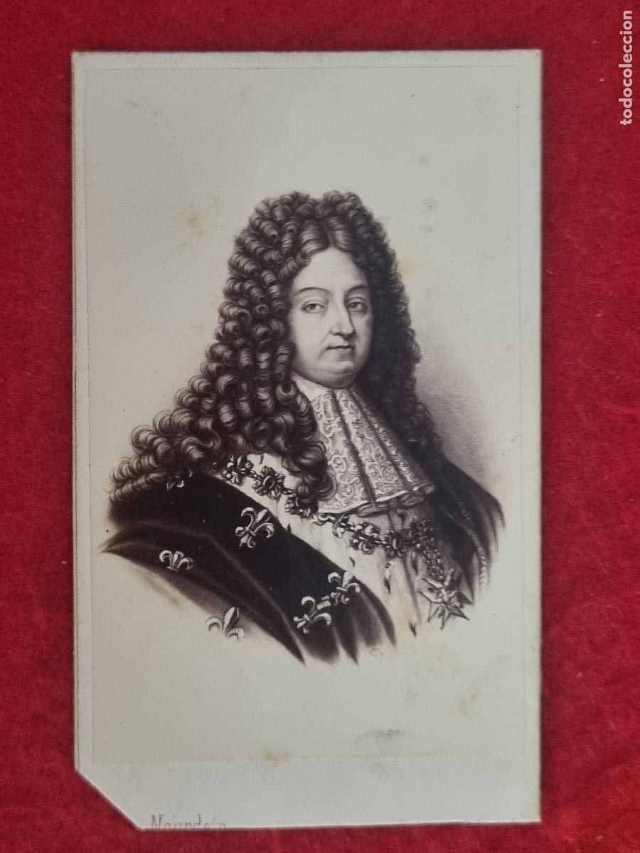 Fotograf&iacute;a antigua: FOTOGRAFIA TARJETA CARTA DE VISITA FOTO NEURDEIN LOUIS XIV ORIGINAL TV2825