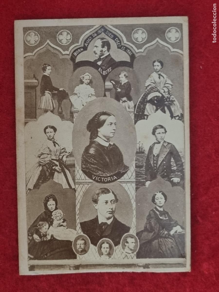Fotograf&iacute;a antigua: FOTOGRAFIA TARJETA CARTA DE VISITA FOTO ASHFORD BROTHERS REINA VICTORIA Y ALBERT ORIGINAL TV2828