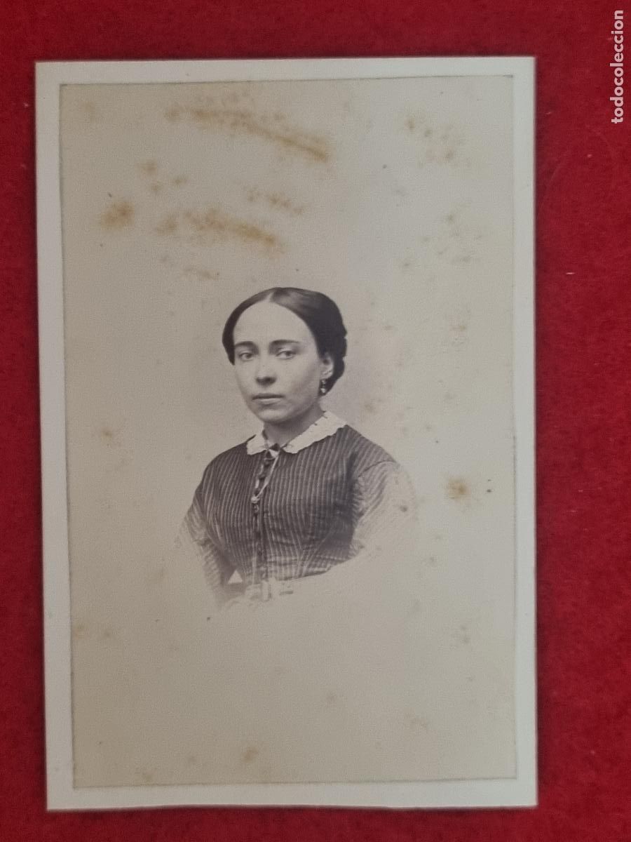 Photographie ancienne: FOTOGRAFIA TARJETA CARTA DE VISITA FOTO SIGLO XIX LUDOVISI Y SU SE&Ntilde;ORA VALENCIA ORIGINAL TV2851