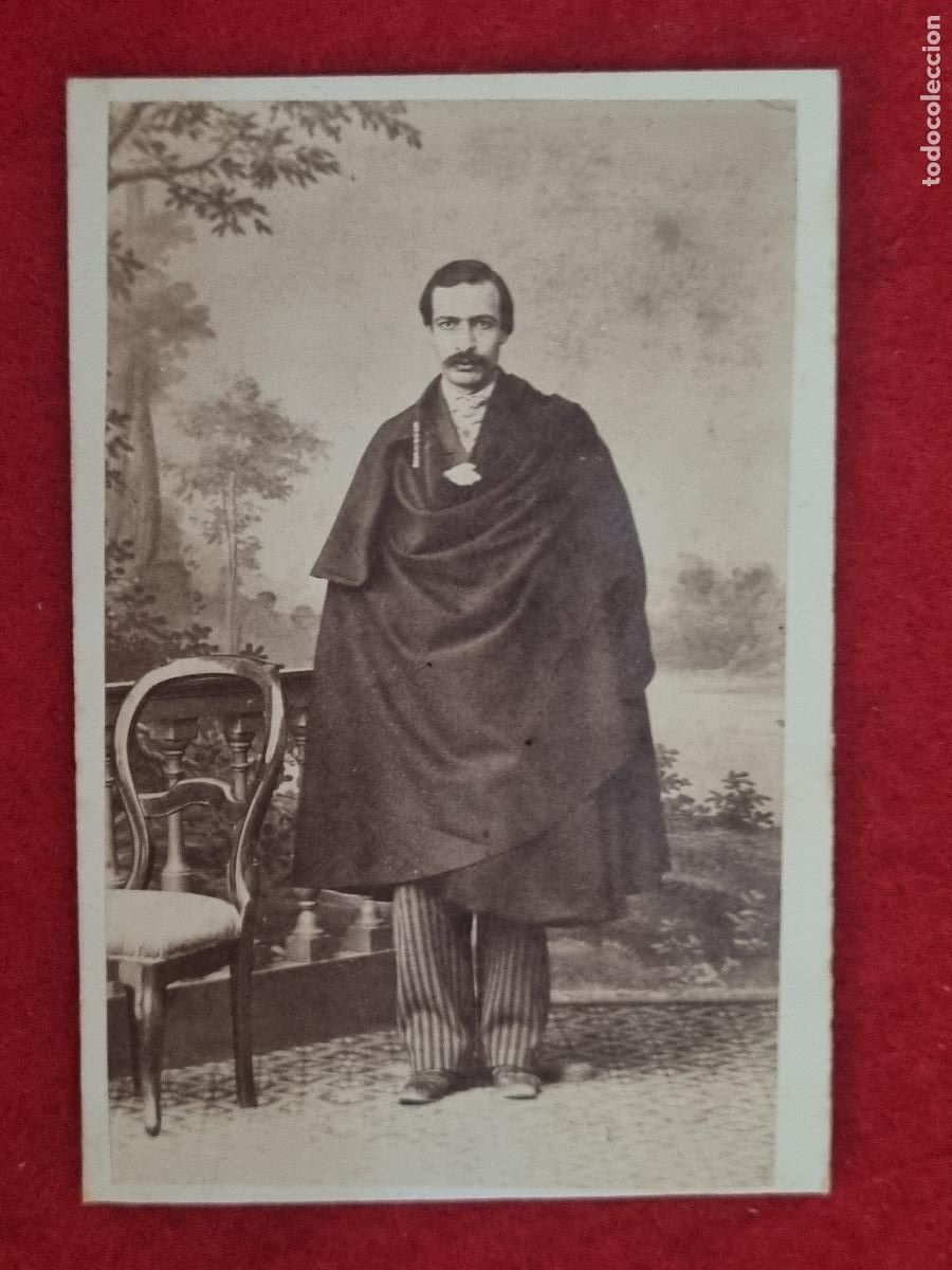 Photographie ancienne: FOTOGRAFIA TARJETA CARTA DE VISITA FOTO SIGLO XIX CEBRIAN Y GARCIA VALENCIA ORIGINAL TV2861