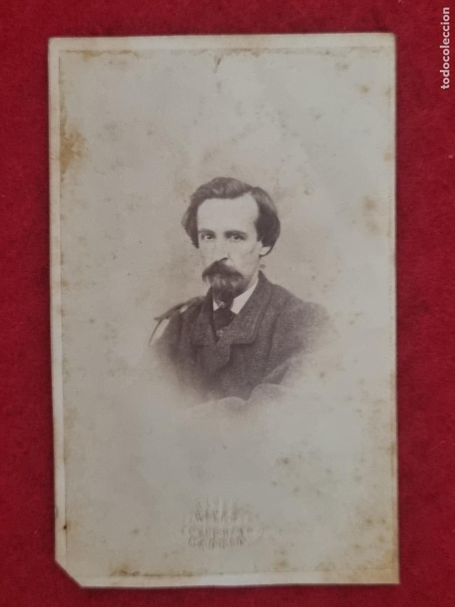 Fotograf&iacute;a antigua: FOTOGRAFIA TARJETA CARTA DE VISITA FOTO SIGLO XIX RIVAS MADRID ORIGINAL TV2879