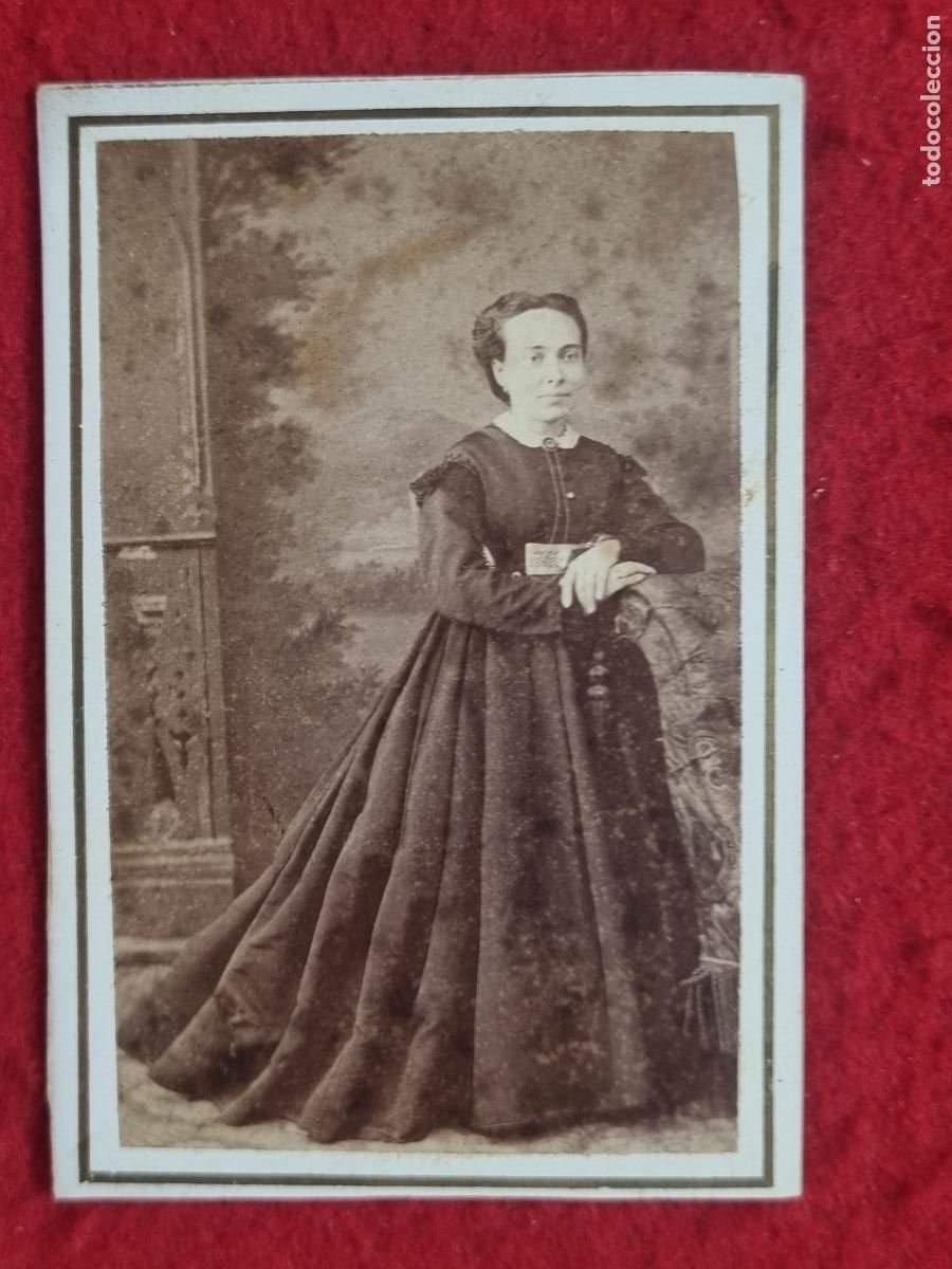 Fotograf&iacute;a antigua: FOTOGRAFIA TARJETA CARTA DE VISITA FOTO SIGLO XIX FERNANDO Y ANAIS BARCELONA ORIGINAL TV2884