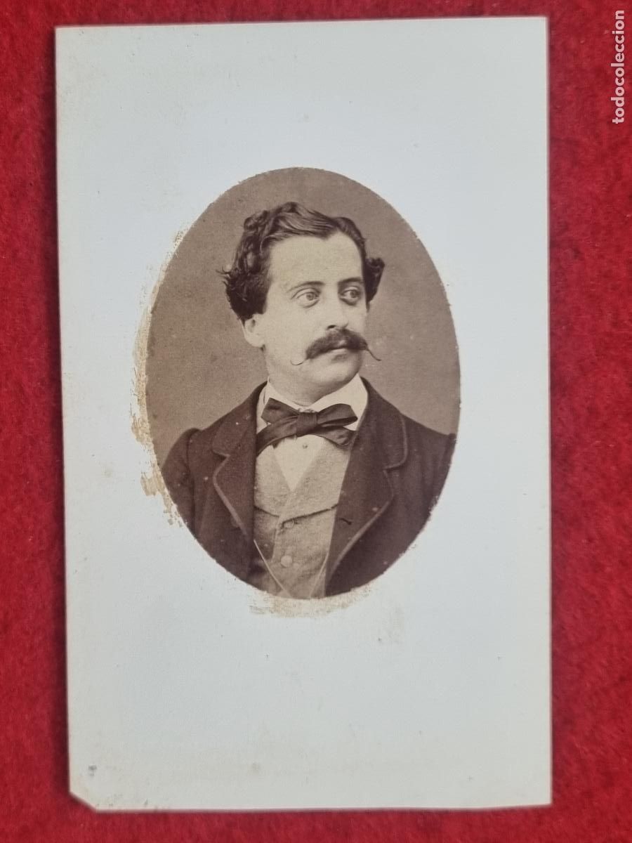 Fotograf&iacute;a antigua: FOTOGRAFIA TARJETA CARTA DE VISITA FOTO SIGLO XIX PICA GROOM SANTANDER VALLADOLID ORIGINAL TV2888