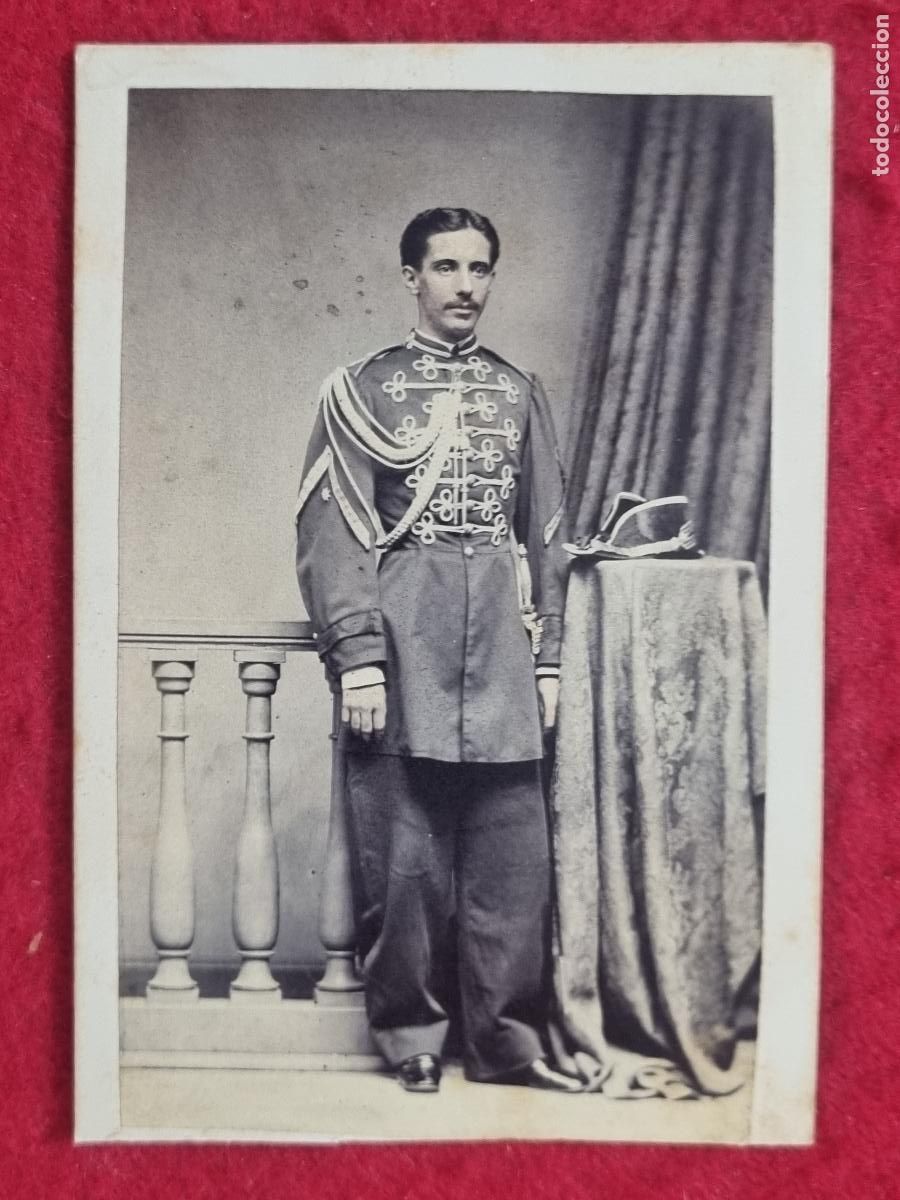 Fotograf&iacute;a antigua: FOTOGRAFIA TARJETA CARTA DE VISITA FOTO SIGLO XIX CURIOSO UNIFORME ORIGINAL TV2890