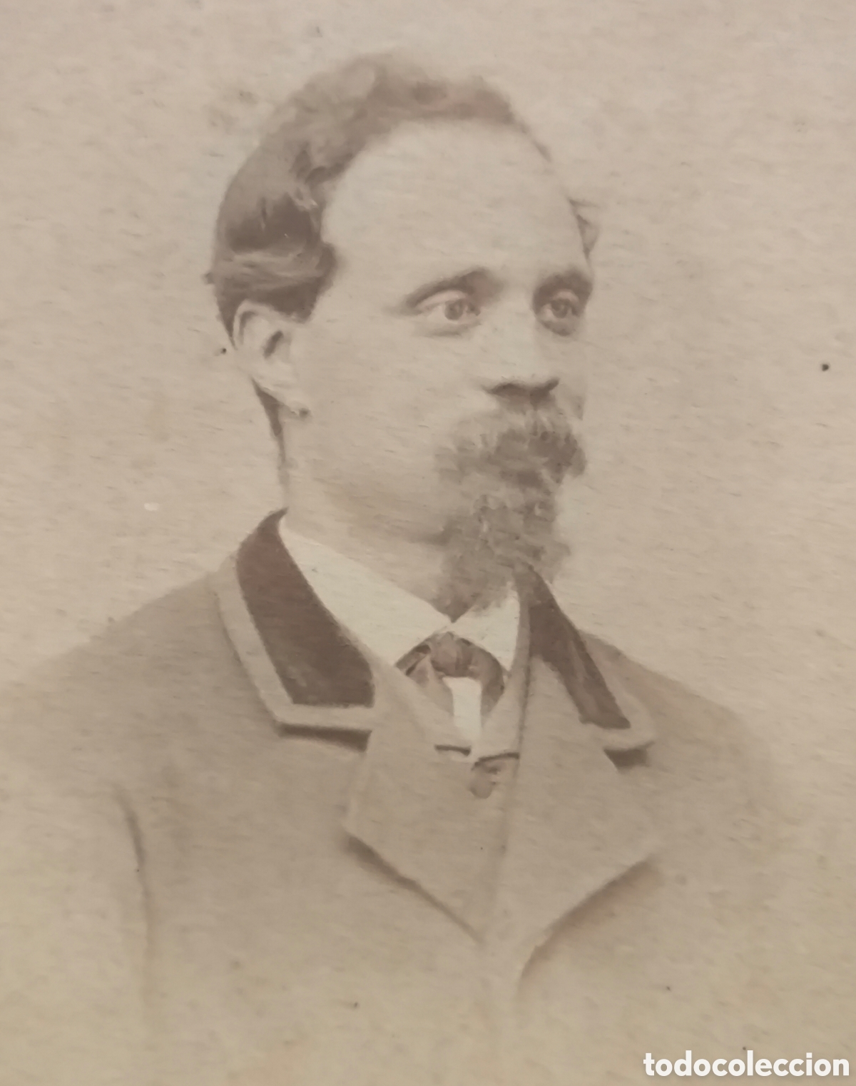 Fotograf&iacute;a antigua: CDV FOTOGRAF&Iacute;A RETRATO JOAN TEXIDOR FOT&Oacute;GRAFO HEBERT MADRID 1869