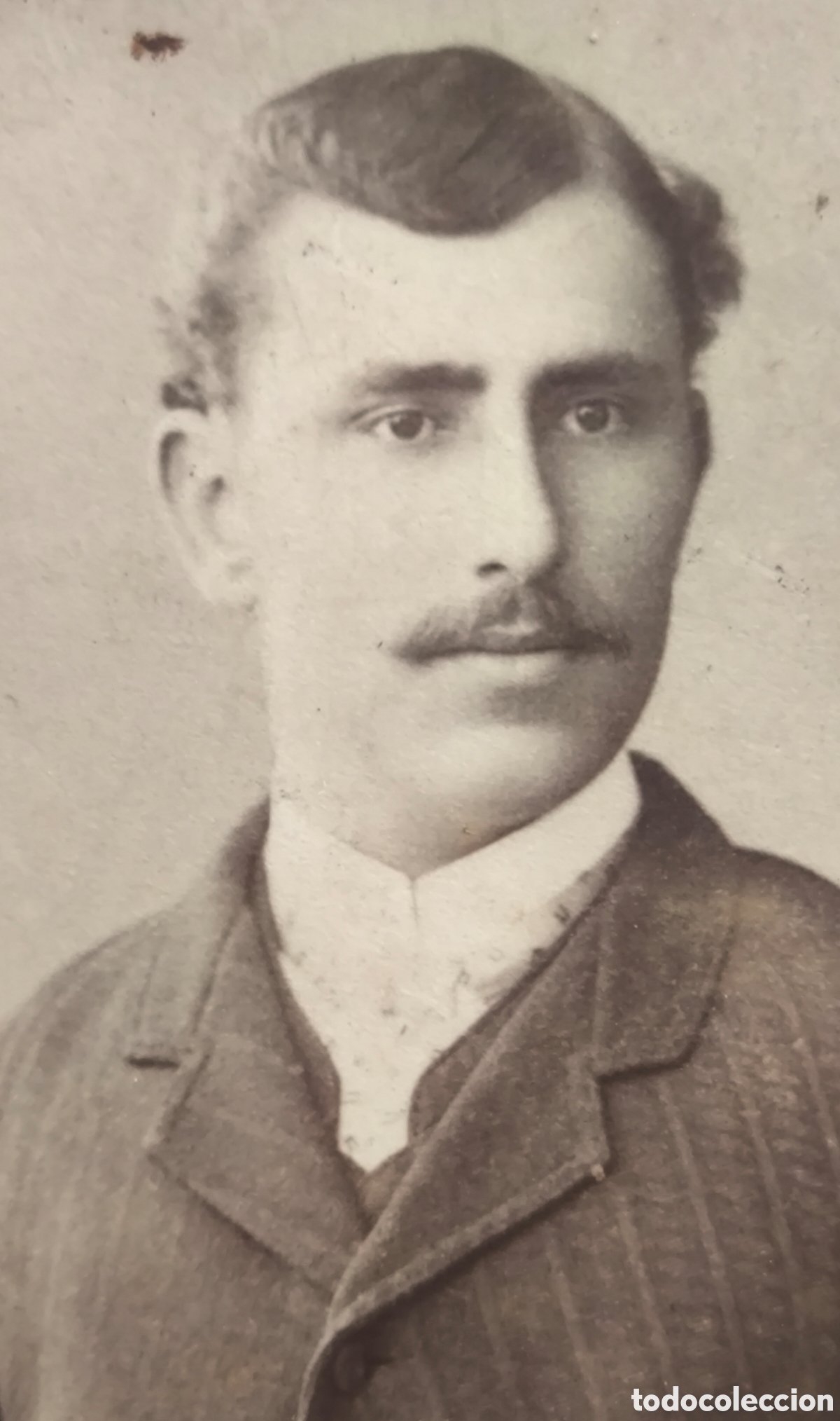 Fotograf&iacute;a antigua: CDV FOTOGRAF&Iacute;A RETRATO DE ESTUDIO CABALLERO FOTOGR&Aacute;FO NAPOLEON BARCELONA C. 1900