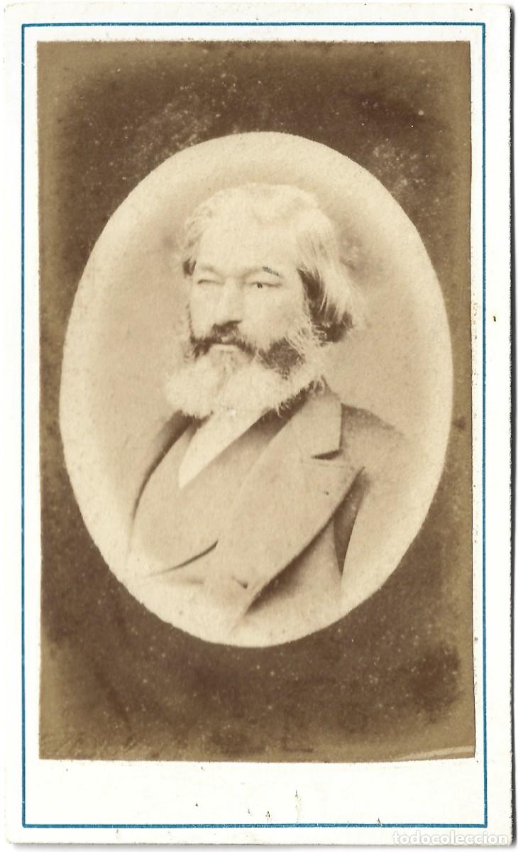 Fotograf&iacute;a antigua: 1865-70 CDV Carte de Visite Argentina fot&oacute;grafo CARLOS MAGNUNE Buenos Aires LLER