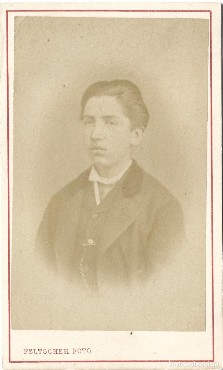Fotograf&iacute;a antigua: 1867-72 CDV Carte de Visite Argentina fot&oacute;grafo Carlos Feltscher Buenos Aires