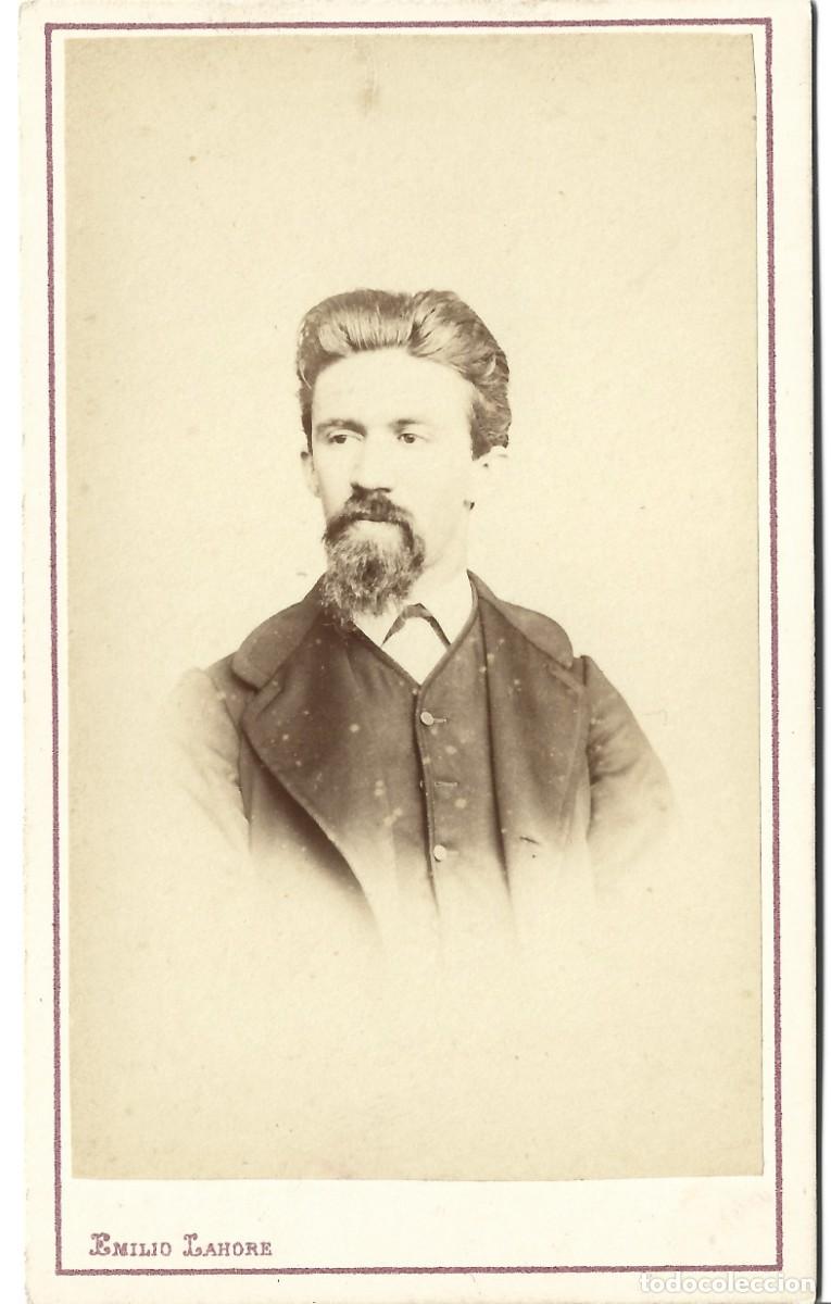 Fotograf&iacute;a antigua: 1867-72 CDV Carte de Visite Argentina fot&oacute;grafoEmilio Lahore Buenos Aires LEER