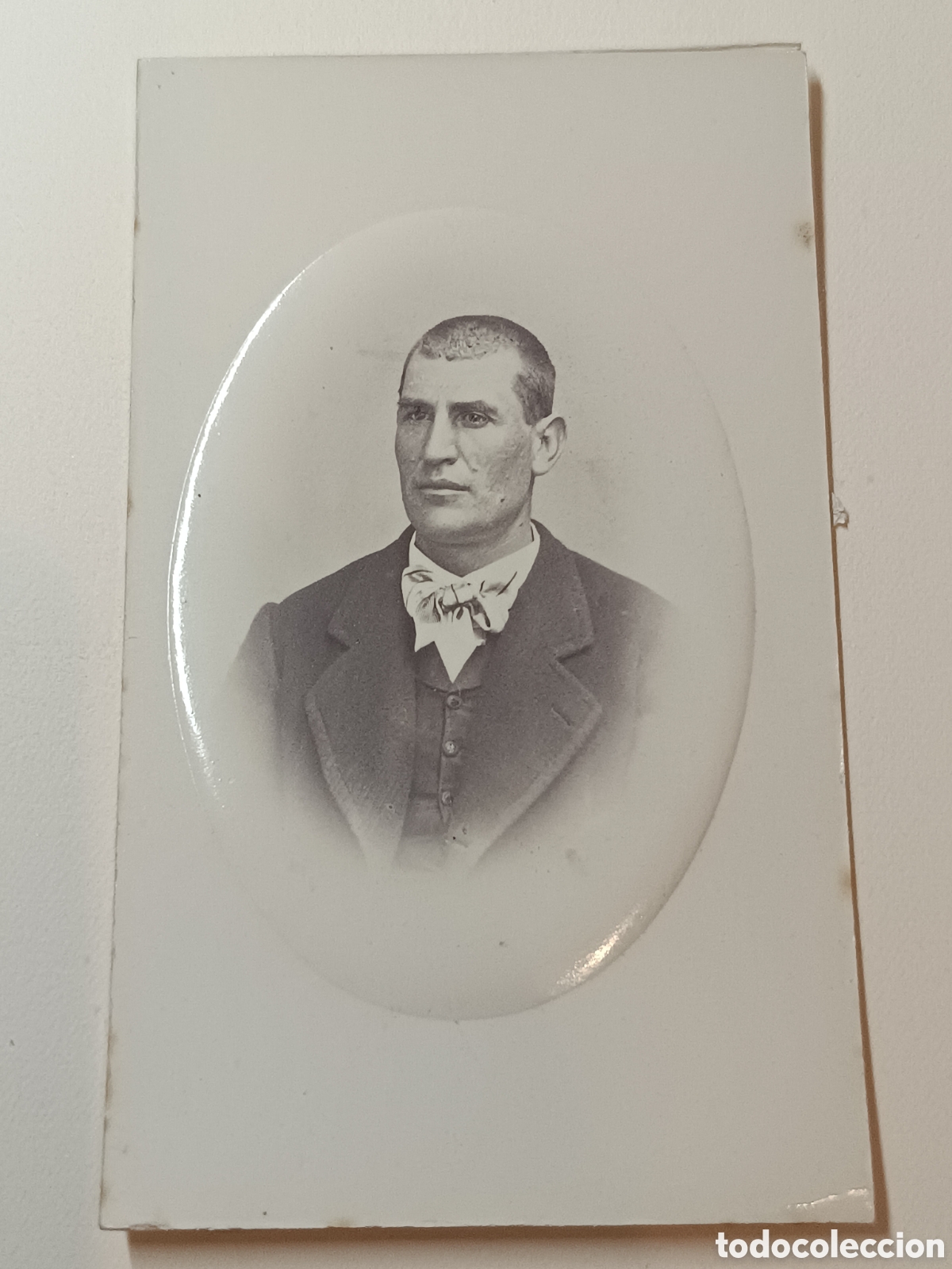 Fotograf&iacute;a antigua: FOTOGRAF&Iacute;A CDV CARTE VISITE RETRATO CABALLERO J. ANT. HERNANDEZ, ALMANSA, SIGLO XIX