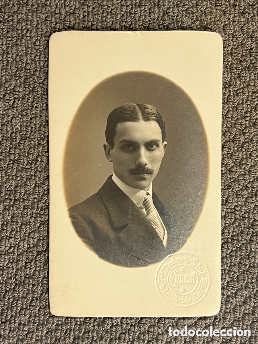 Fotograf&iacute;a antigua: BARCELONA CDV., Fotograf&iacute;a Ernest Modern-Style. Pelayo,56.. CARLOS SOLER DOPFF ? (h.1920?)