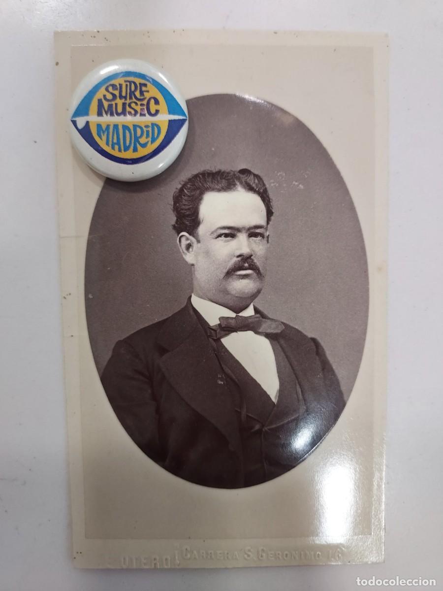 Fotograf&iacute;a antigua: FOTOGRAFIA E. OTERO CARRERA SAN GERONIMO 16, MADRID. CARTE DE VISITE. OVALO. 6 X 10. CA. 1880