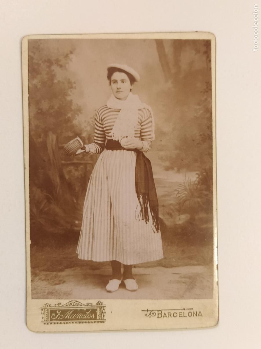 Fotograf&iacute;a antigua: MUJER PELOTARI - PELOTA VASCA - FOTO JOSE MANETES , BARCELONA - FOTOGRAFIA ANTIGUA -(116.572)