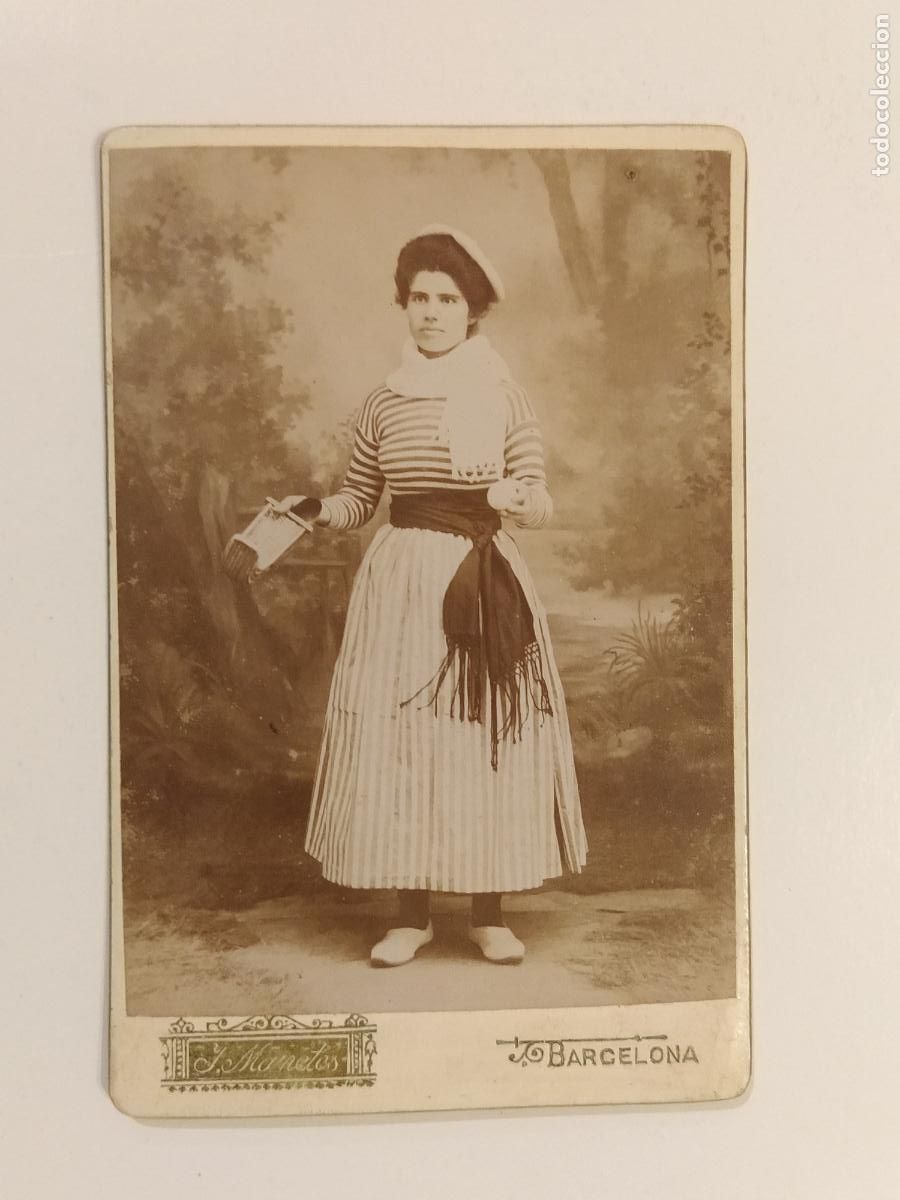 Fotograf&iacute;a antigua: MUJER PELOTARI - PELOTA VASCA - FOTO JOSE MANETES , BARCELONA - FOTOGRAFIA ANTIGUA -(116.573)