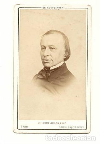Fotograf&iacute;a antigua: &Eacute;douard Lefebvre de Laboulaye (1811-1883) Pol&iacute;tico franc&eacute;s. Foto: Reutlinger.