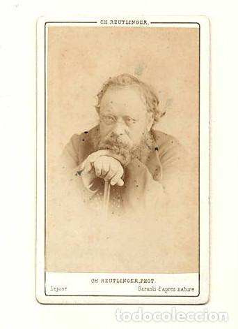 Fotograf&iacute;a antigua: Pierre Joseph Proudhon (1809-1865) Revolucionario anarquista. Foto: Reutlinger.