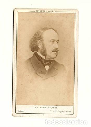 Fotograf&iacute;a antigua: Jules Simon (1814-1896) Pol&iacute;tico y fil&oacute;sofo, foto: Reutlinger.