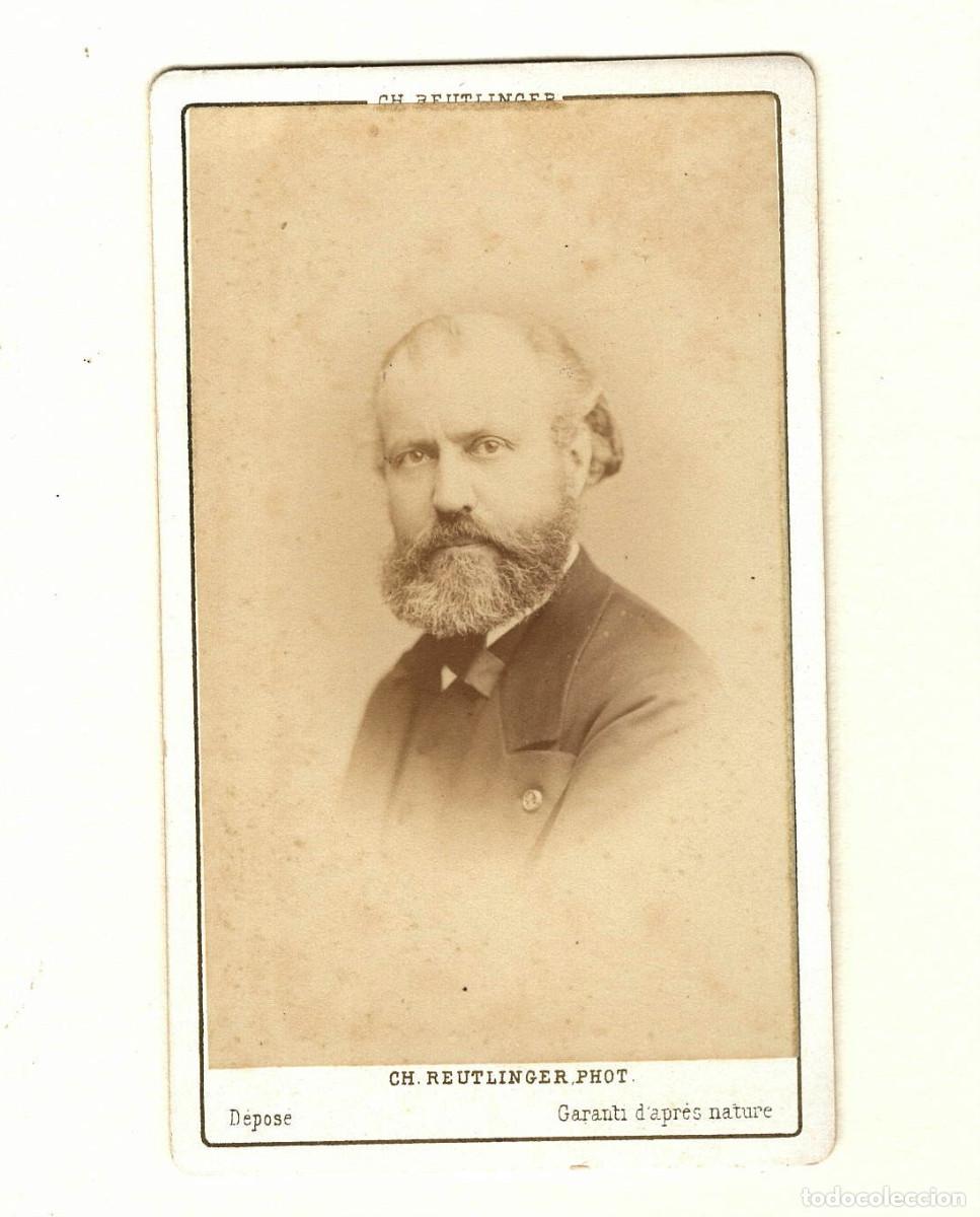 Fotograf&iacute;a antigua: Charles Gounod (1818-1893) &Oacute;pera. Compositor franc&eacute;s.