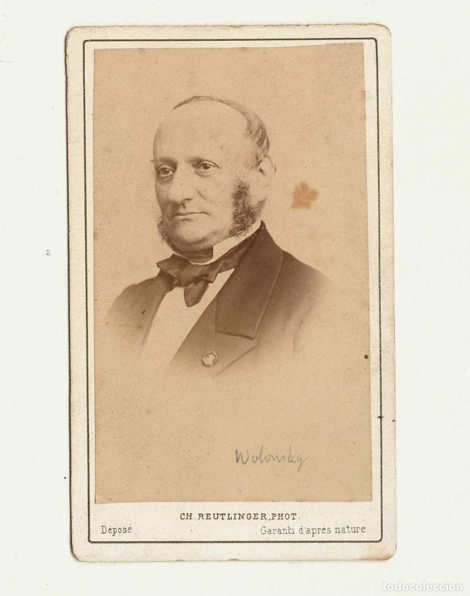 Fotograf&iacute;a antigua: Louis Wolowski (1810-1876) Politico y economista. Foto: Reutlinger.