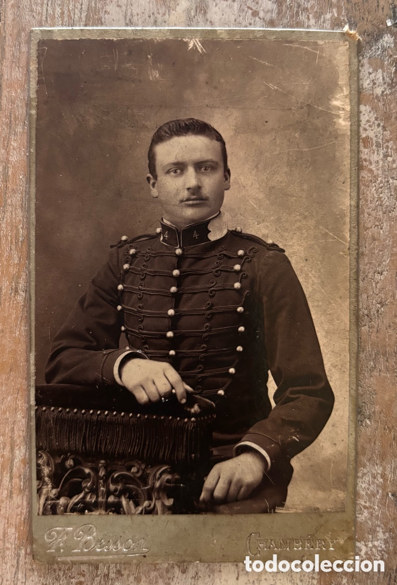 Fotograf&iacute;a antigua: Tarjeta de visita fotogr&aacute;fica (carte de visite), tomada entre 1901 y 1910