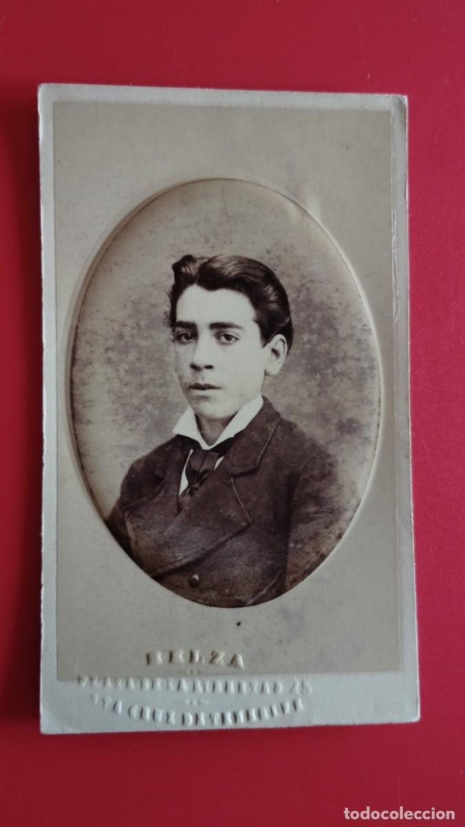 Fotograf&iacute;a antigua: BELZA.-FOTOGRAFOS.-CARTE DE VISITE.-FOTOGRAFIA.-SANTA CRUZ DE TENERIFE.-ISLAS CANARIAS.-SIGLO XIX.