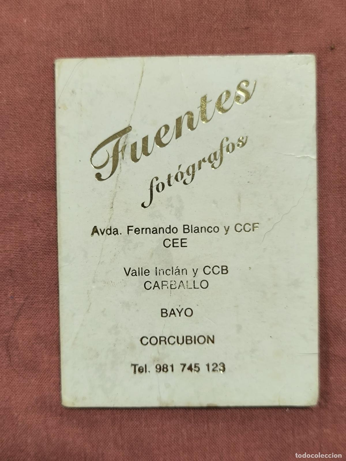 Photographie ancienne: Funda Fotogr&aacute;fica Fuentes Fot&oacute;grafos Cee Carballo &ndash; Retrato de Estudio Antiguo