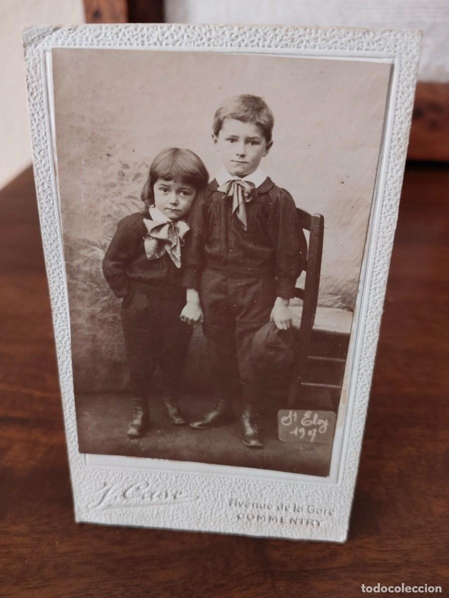 Photographie ancienne: CDV hermanos. A&ntilde;o 1907.