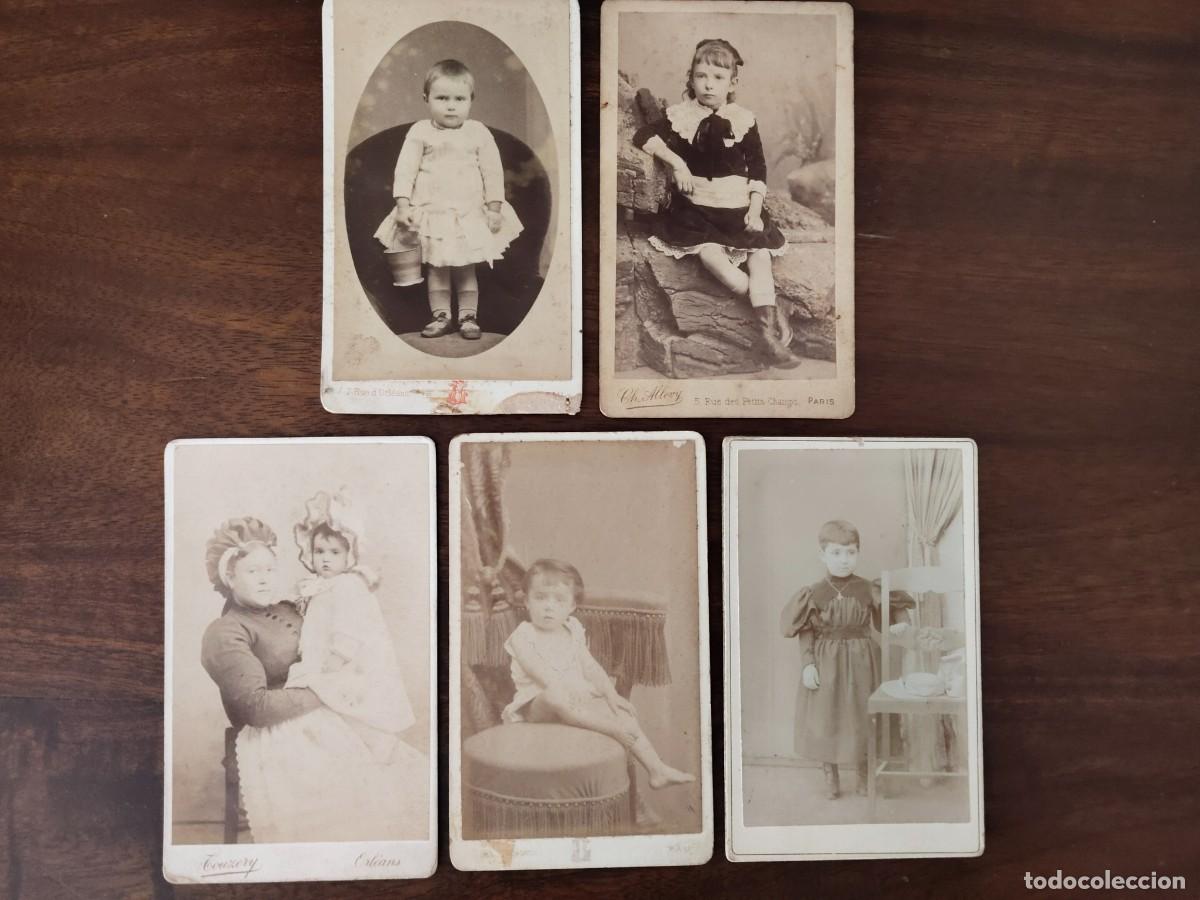 Photographie ancienne: 5 CDV Ni&ntilde;os. Ver fotos.