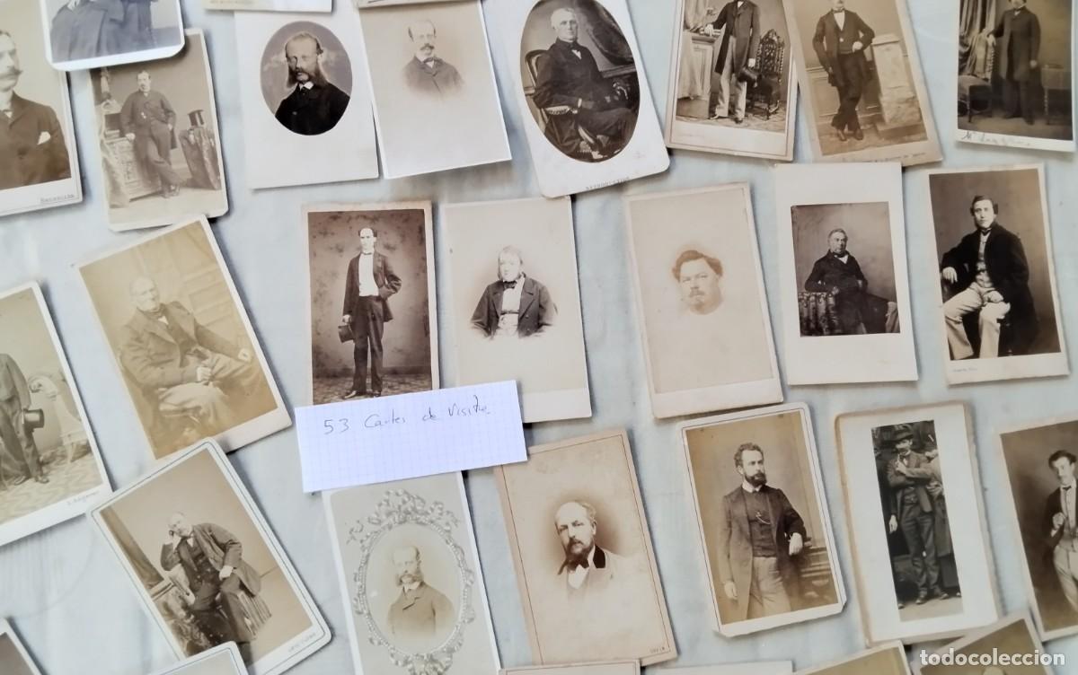 Photographie ancienne: 53 CARTES DE VISIT BUEN ESTADO