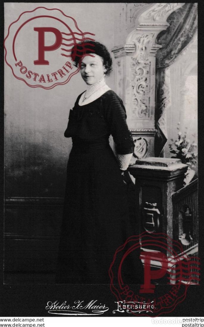 Antique Photography: ATELIER F. MAIER +-16*10CM CABINET