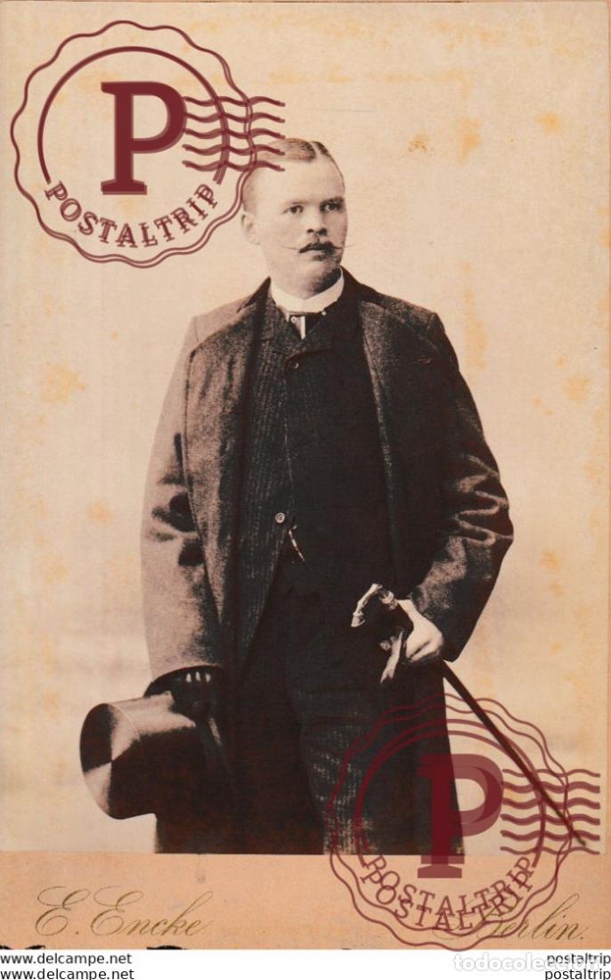 Antique Photography: E.ENCKE. Berlin +-16*10CM CABINET