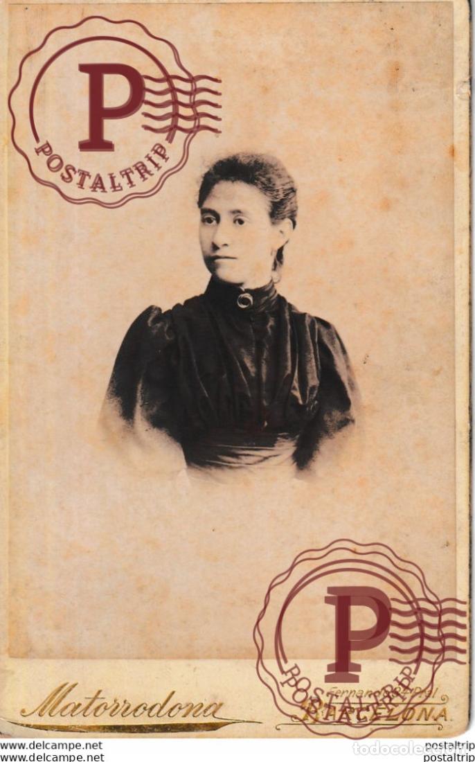 Antique Photography: M MATORRODONA. Barcelona +-16*10CM CABINET