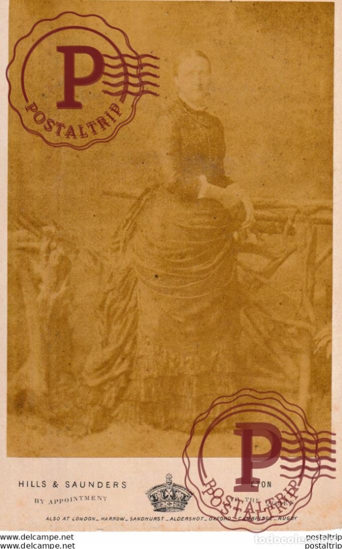 Antique Photography: HILLS & SAUNDERS +-16*10CM CABINET