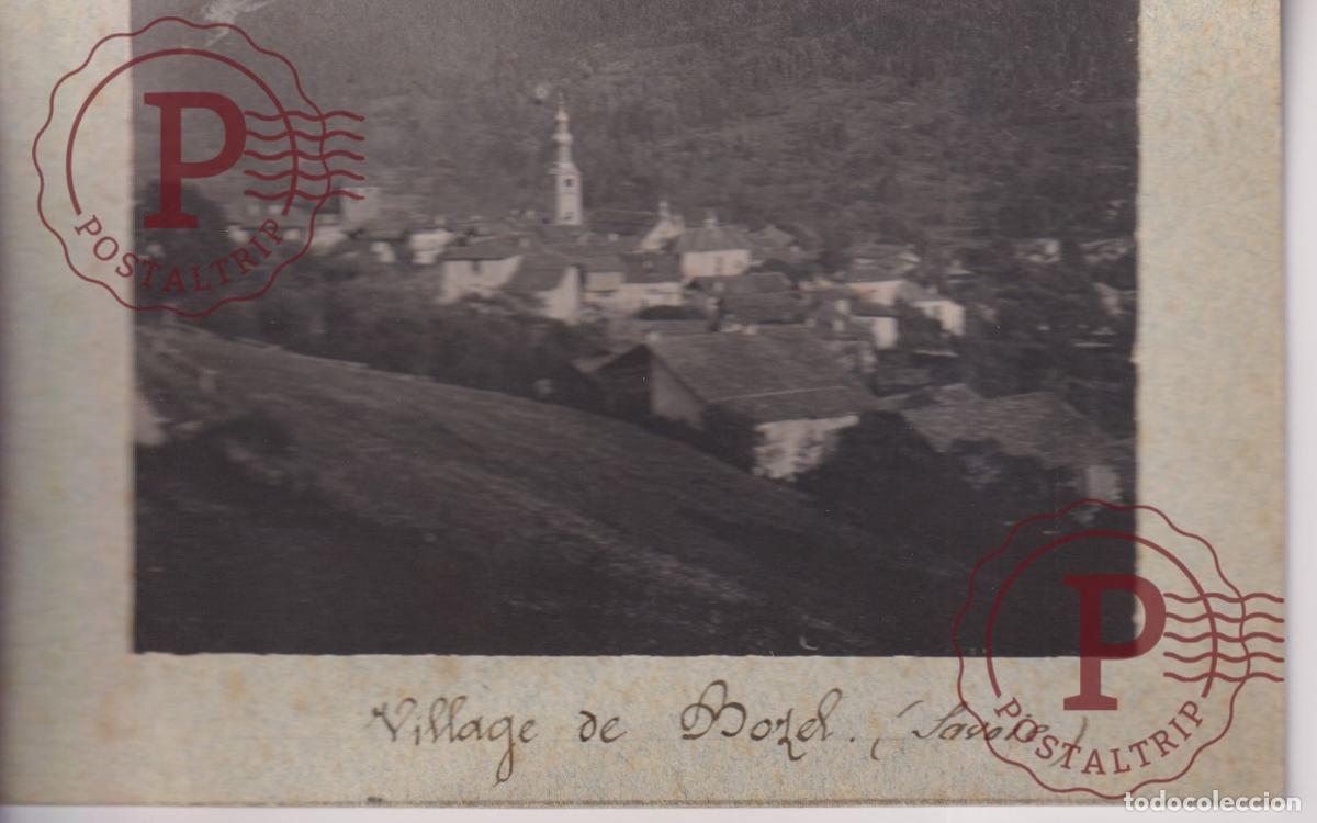 Fotograf&iacute;a antigua: FRANCIA. FRANCE. VILLAGE DE BOZEL SAVOIE. +- 15X9.5CM