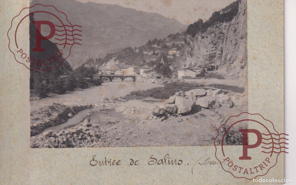 Fotograf&iacute;a antigua: FRANCIA. FRANCE. ENTREE DE SALINS. SAVOIE. +- 15X9.5CM