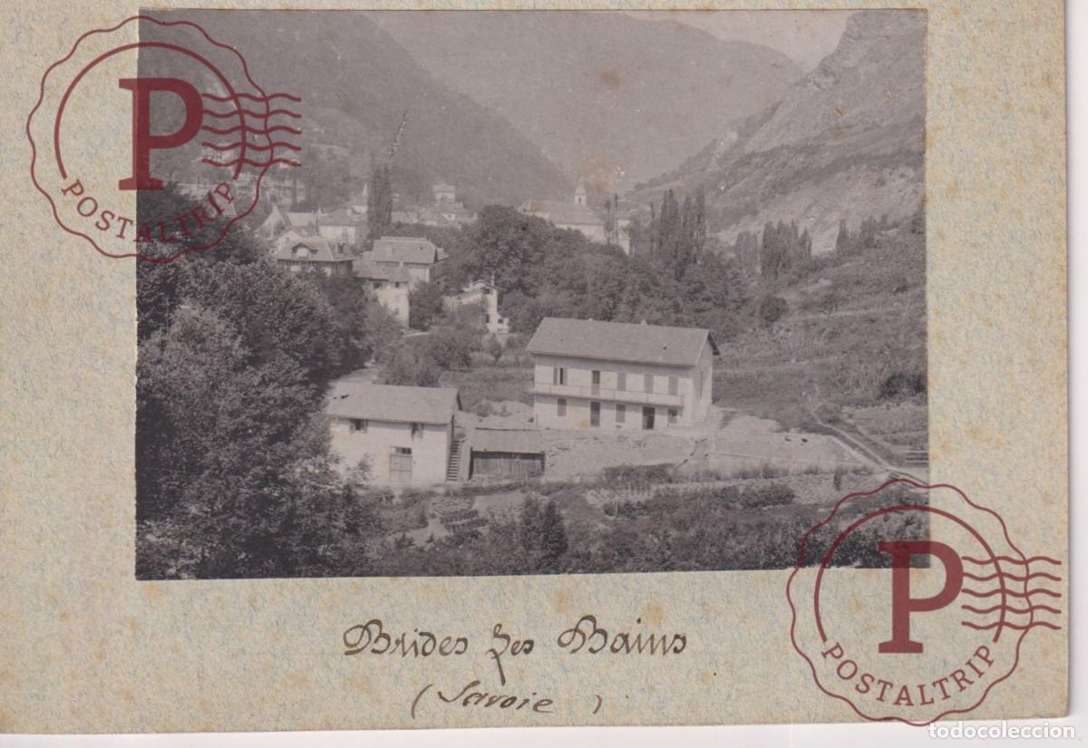 Fotograf&iacute;a antigua: FRANCIA. FRANCE. BRIDES LES BAINS. SAVOIE. +- 15X10CM