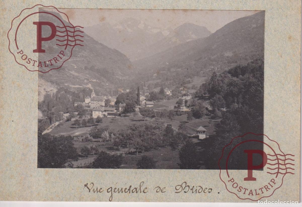 Fotograf&iacute;a antigua: FRANCIA. FRANCE. VUE GENERALE DE BRIDES. SAVOIE. +- 15X10CM