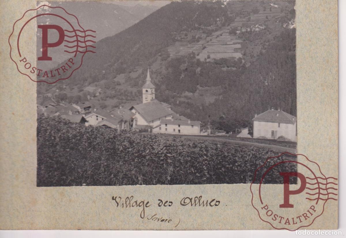 Fotograf&iacute;a antigua: FRANCIA. FRANCE. VILLAGE DES ALLUES. SAVOIE. +- 15X10CM