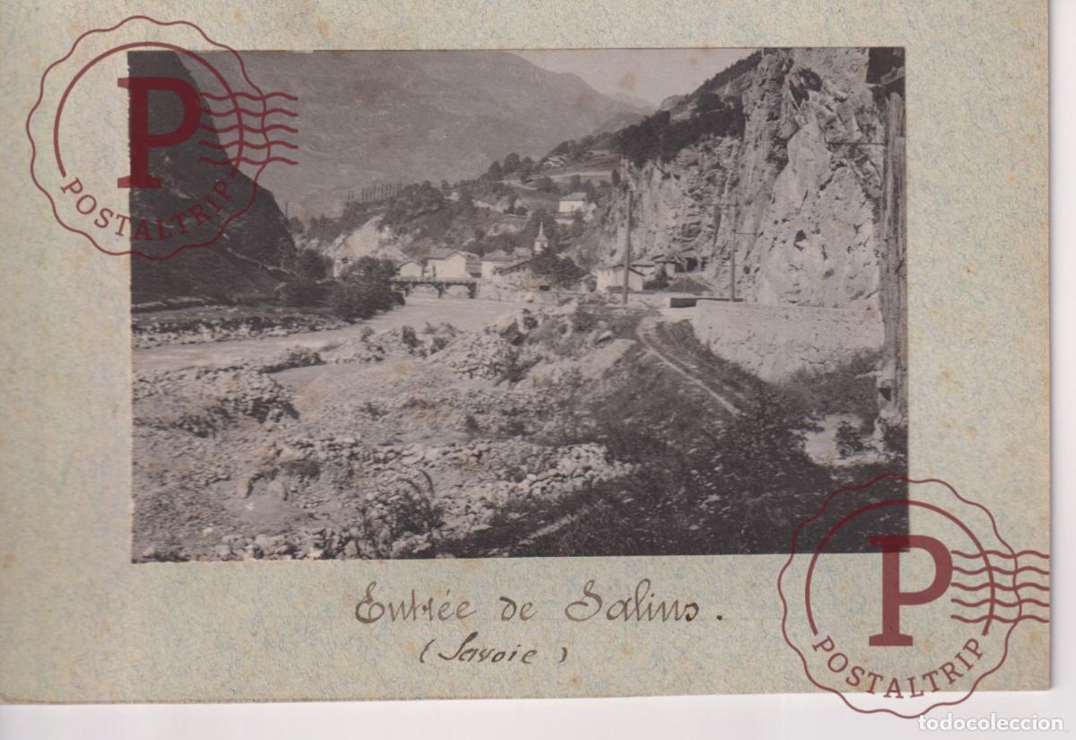 Fotograf&iacute;a antigua: FRANCIA. FRANCE. ENTREE DE SALINS. SAVOIE. +- 15X10CM