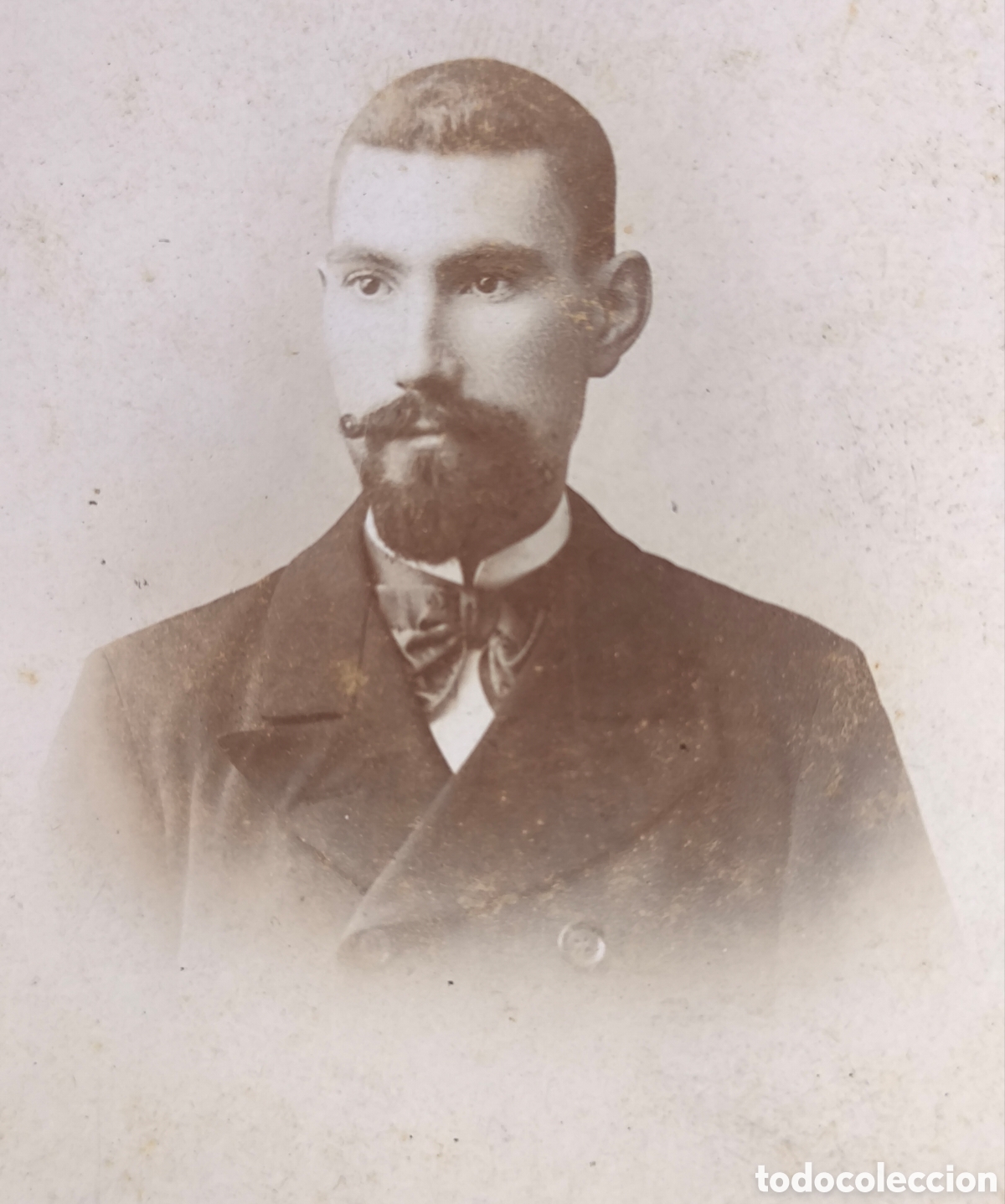 Fotograf&iacute;a antigua: FOTOGRAF&Iacute;A CDV RETRATO DE ESTUDIO CABALLERO FOT&Oacute;GRAFO W. POLAK BARCELONA C. 1900