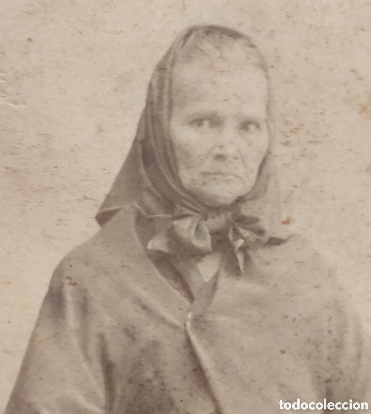 Fotograf&iacute;a antigua: FOTOGRAF&Iacute;A CDV RETRATO DE ESTUDIO ANCIANA FOT&Oacute;GRAFO MART&Iacute;NEZ REUS C. 1900