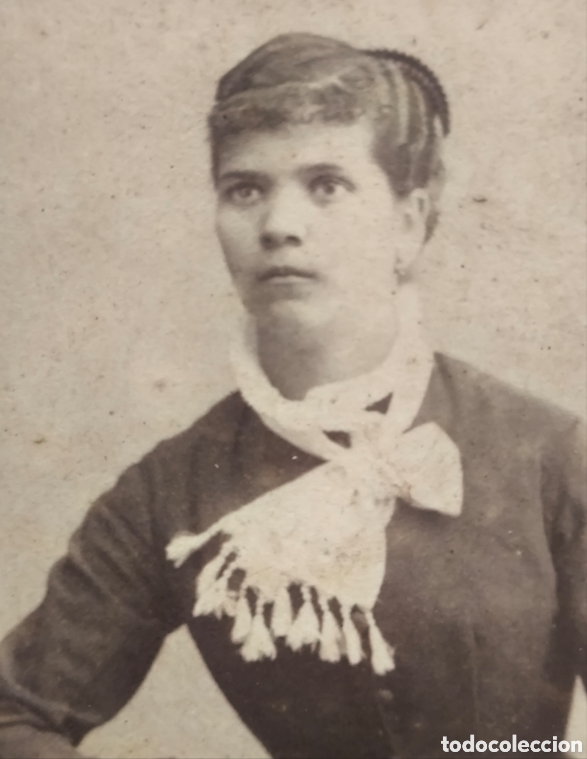 Fotograf&iacute;a antigua: FOTOGRAF&Iacute;A CDV RETRATO DE ESTUDIO DAMA FOT&Oacute;GRAFO MART&Iacute;NEZ REUS C. 1900