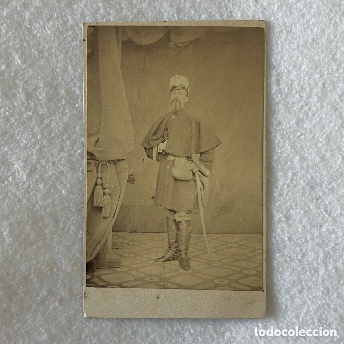 Fotograf&iacute;a antigua: FOTOGRAF&Iacute;A / CDV - RETRATO MILITAR POR IDENTIFICAR