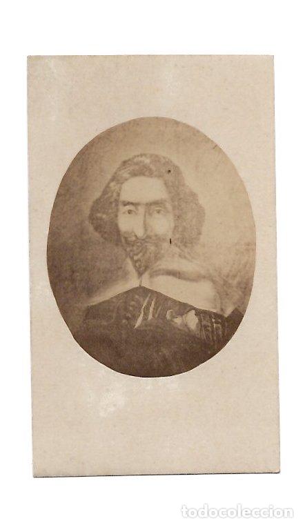 Fotograf&iacute;a antigua: CARTE DE VISITE MIGUEL DE CERVANTES. A. VILLENA, SEVILLA
