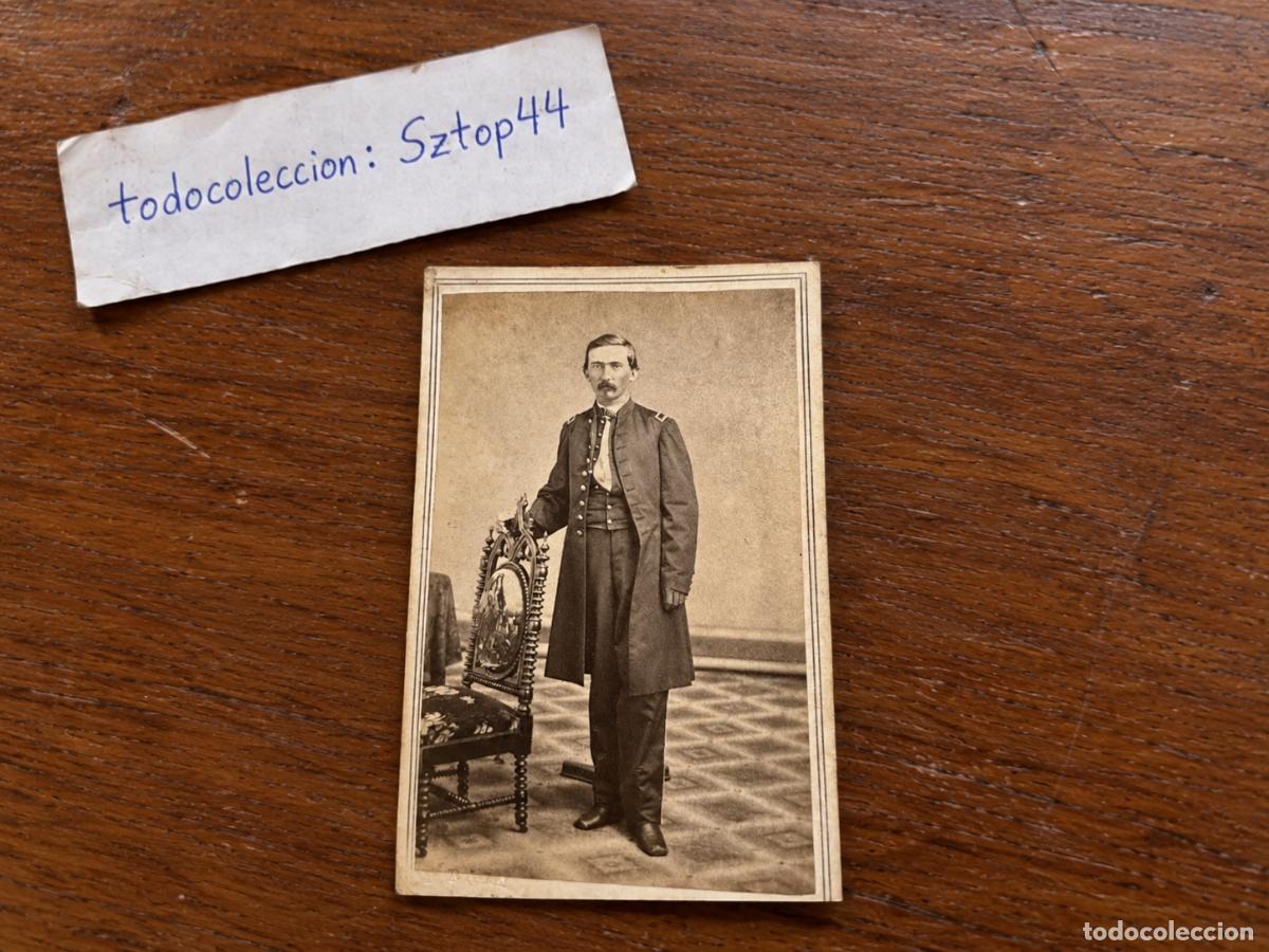 Fotograf&iacute;a antigua: Antigua Fotograf&iacute;a CDV Oficial de la Uni&oacute;n - Guerra de Secesi&oacute;n Americana