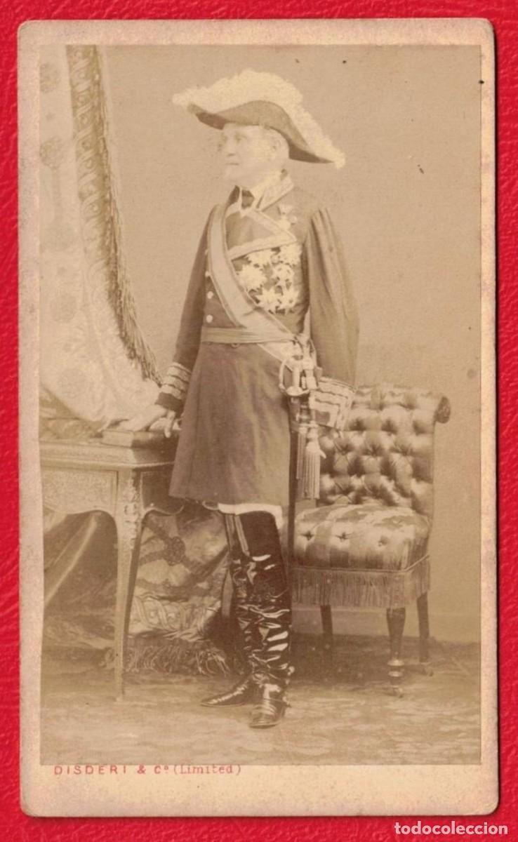 Fotograf&iacute;a antigua: Leopoldo O'Donnell y Jor&iacute;s - Duque de Tetu&aacute;n, Conde de Lucena, Vizconde de Aliaga - Disderi Paris