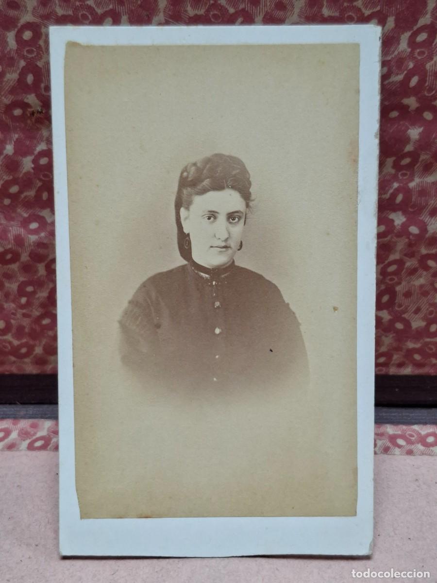Fotograf&iacute;a antigua: ANTIGUA FOTOGRAFIA ALBUMINA CDV GUYOT ALICANTE